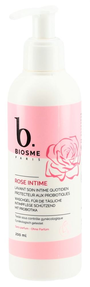 BIOSME Waschgel Intimpflege Rose schützend mit Probiotika Fl 200 ml