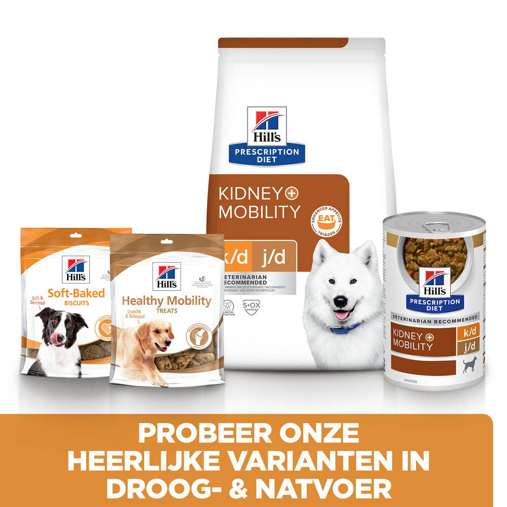 Hill's Prescription Diet Kidney Mobility - Hondenvoer - 12 Kilogram - gevogelte