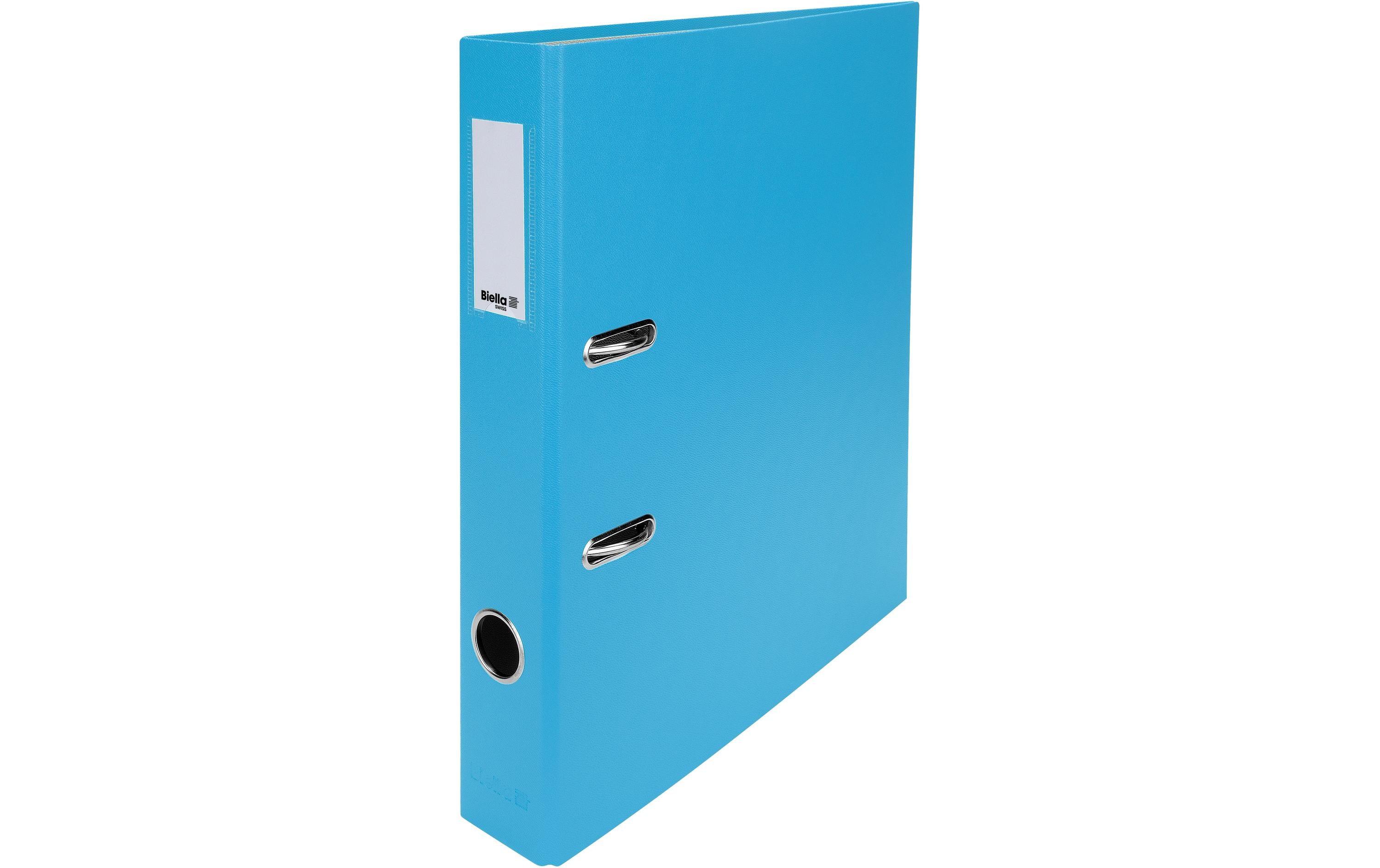 Ordner Plasticolor A4 4 cm, HellblauOrdner mit Strong-Mechanik