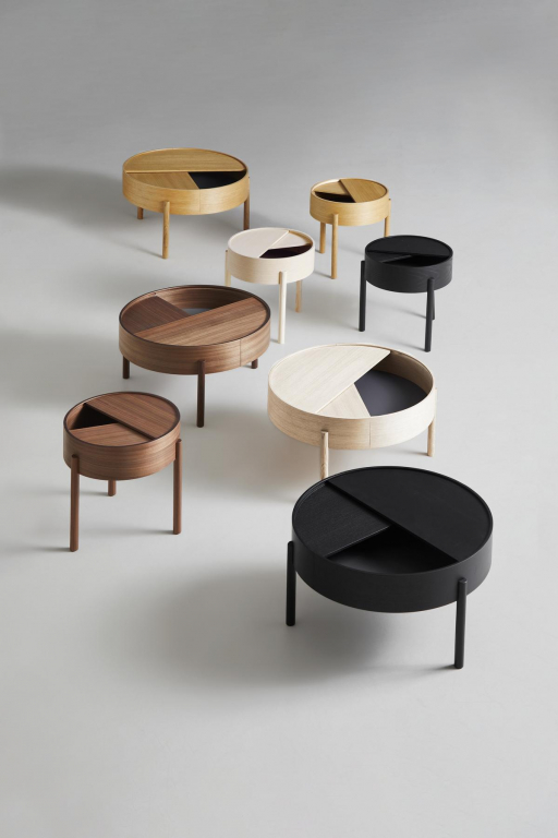 Woud Arc salontafel 66 walnut