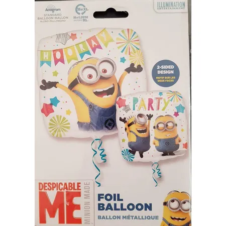 amscan Folienballon Hooray Party Minions