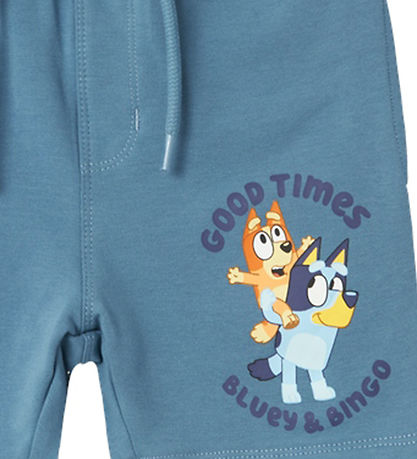 Name It Sweatshorts - NmmAkley Bluey  - Provincial Blue