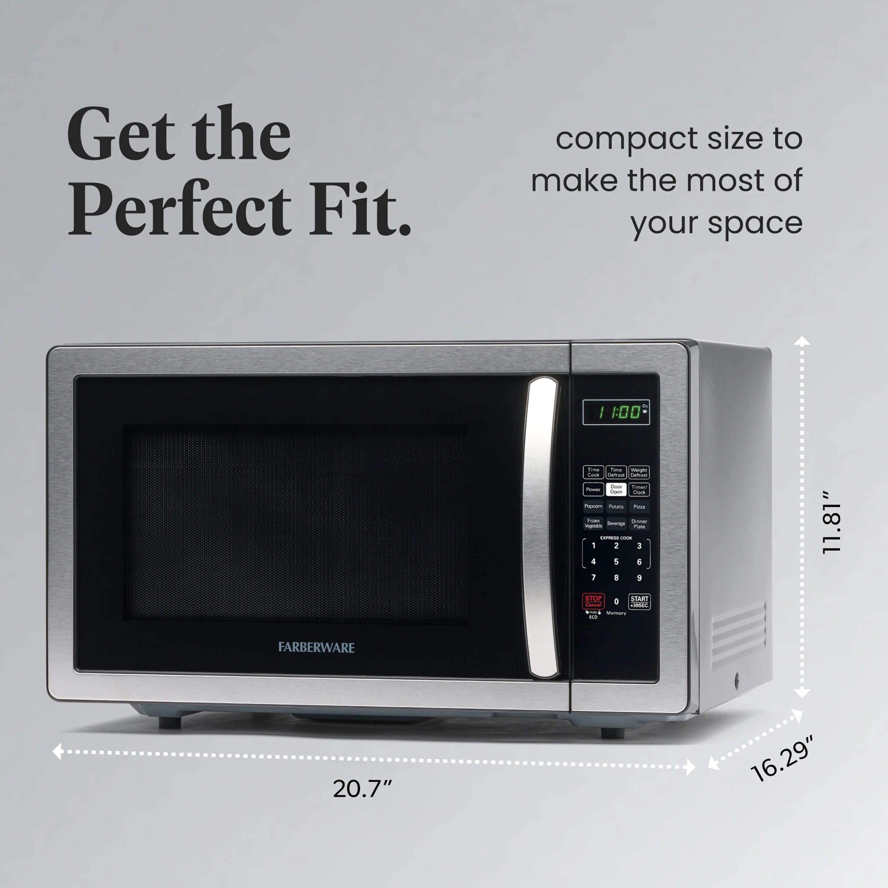 Farberware Classic 1.1 Cu. Ft. 1000-Watt Microwave Oven
