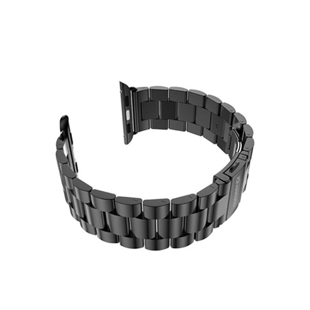 Apple Watch (42/41/40/38 mm) Klassisches Edelstahl Armband - Schwarz