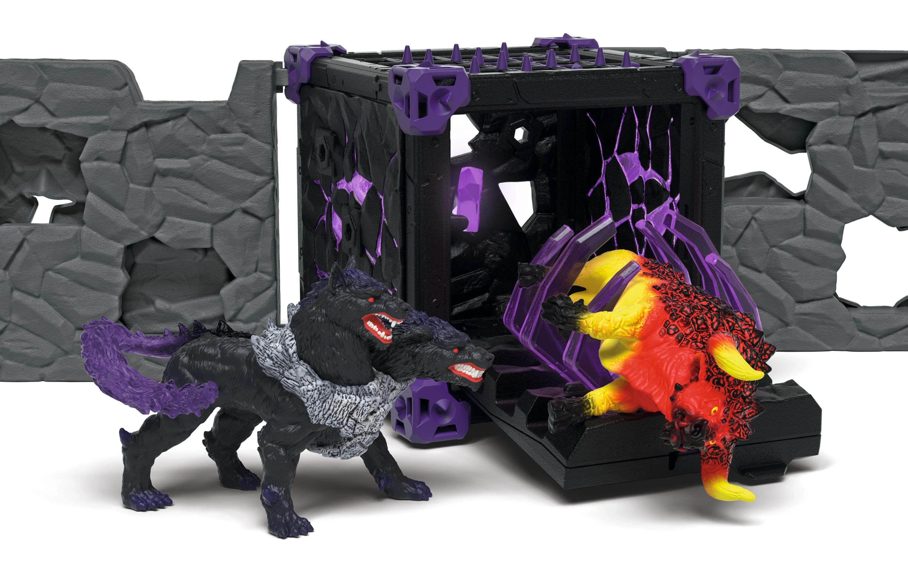Spielfigurenset BattleCave Arena: Lava vs. SchattenDetailreiches Spielset für spannende Abenteuer
