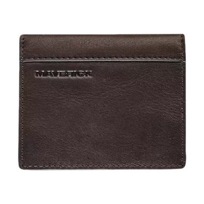 Maverick brown - porte monnaie avec poche RFID - marron