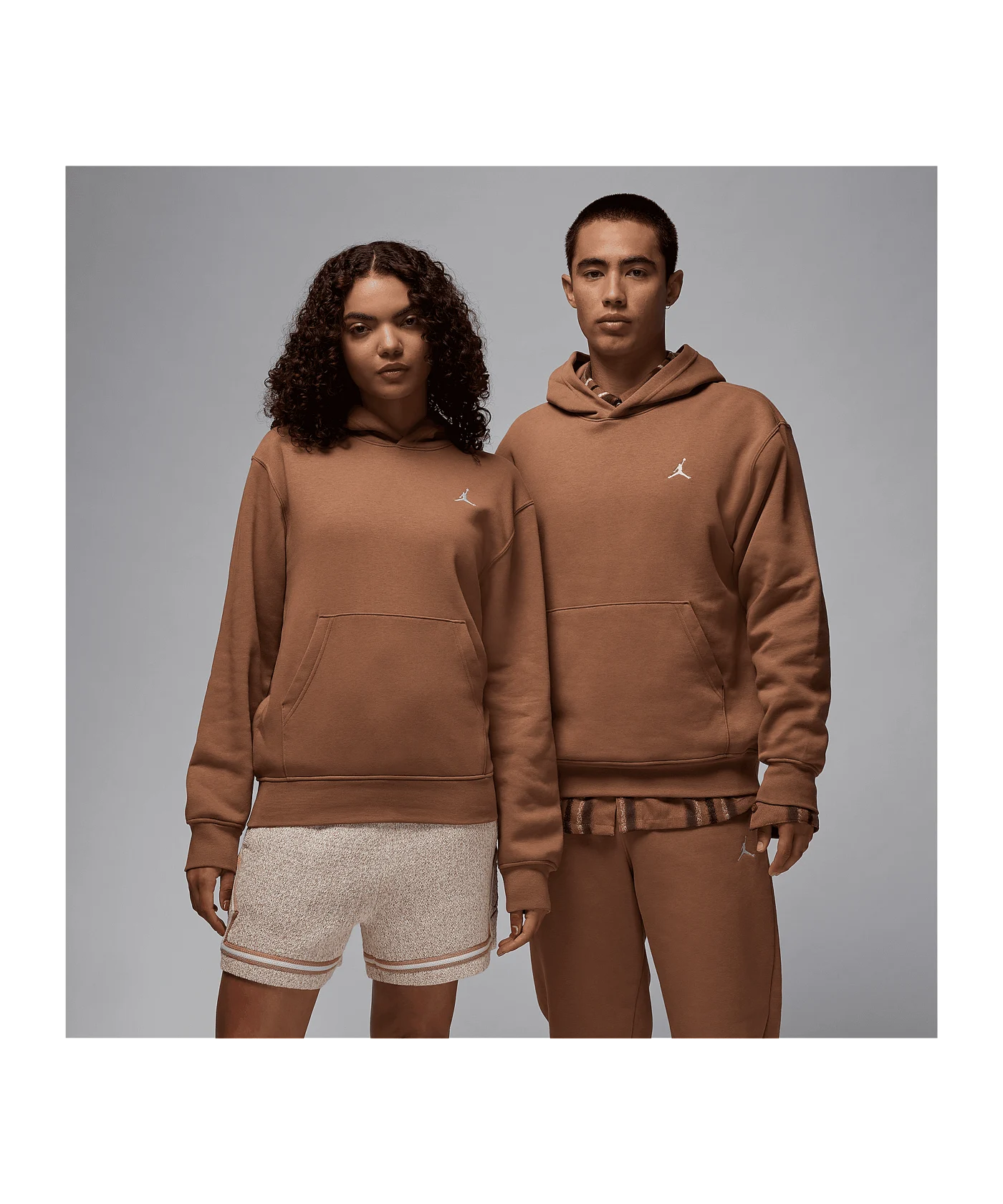 Jordan Brooklyn Fleece Hoody Braun F223
