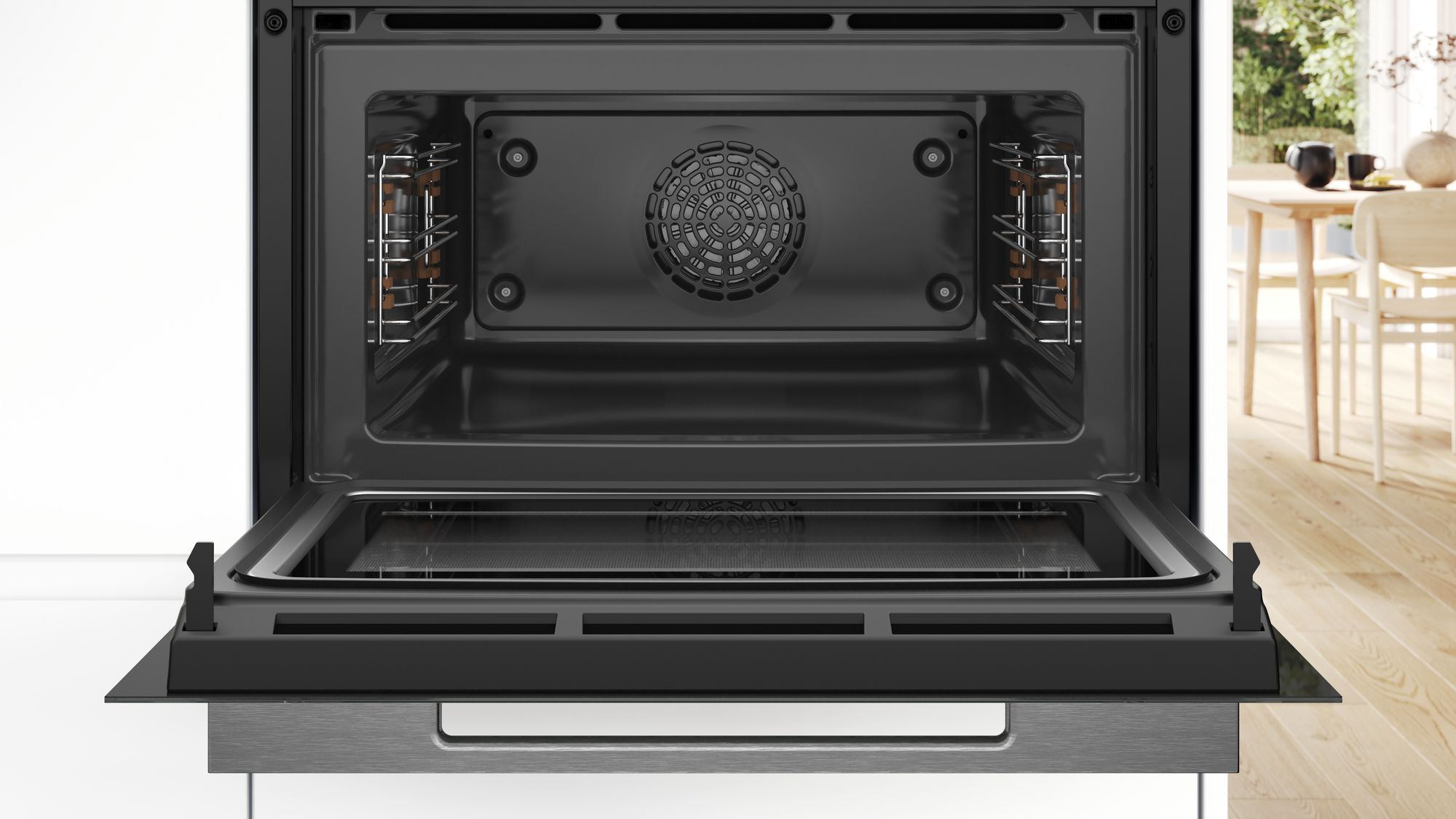 Forno compacto Série 8 com micro-ondas 60 x 45 cm Branco CMG7241W1