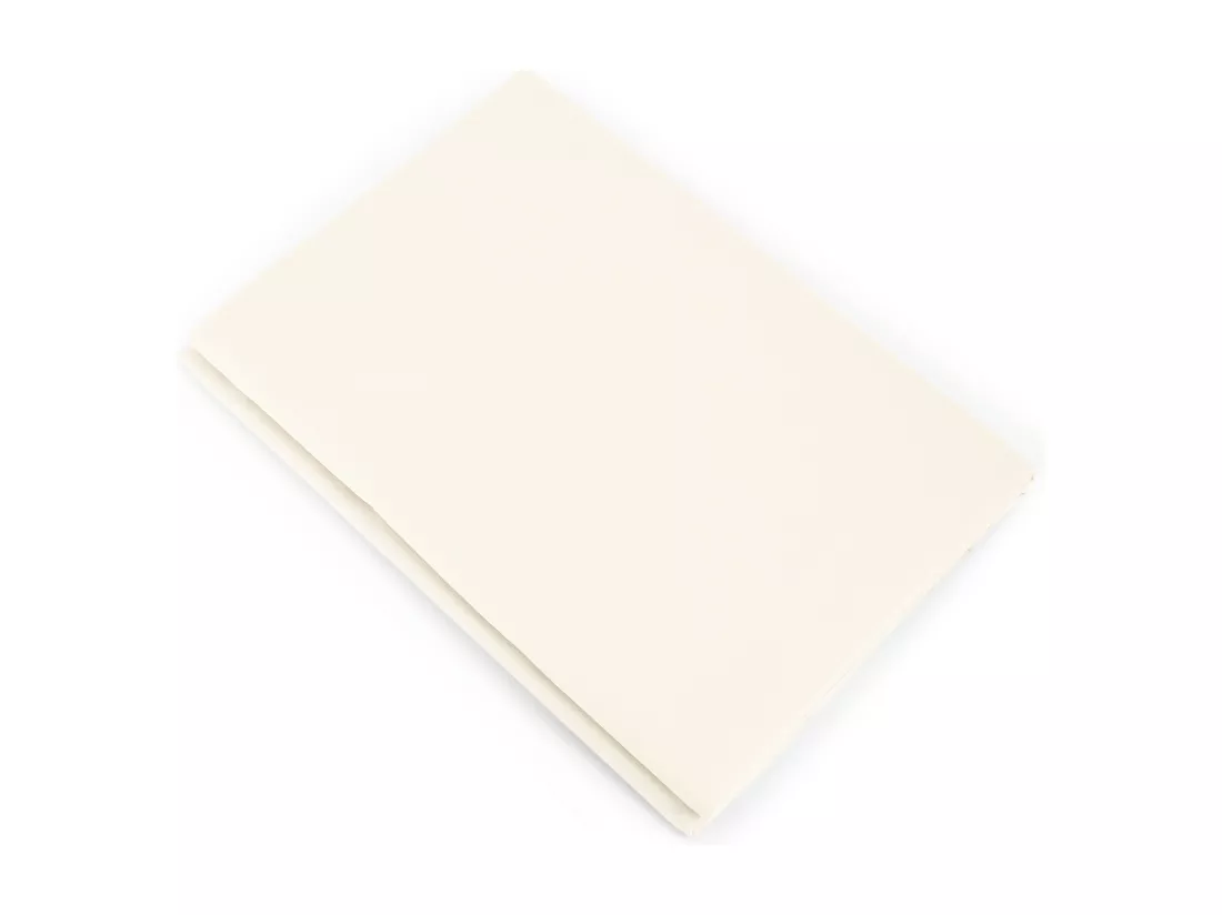 Drap plat uni 240x310 cm coton ALTO Crème