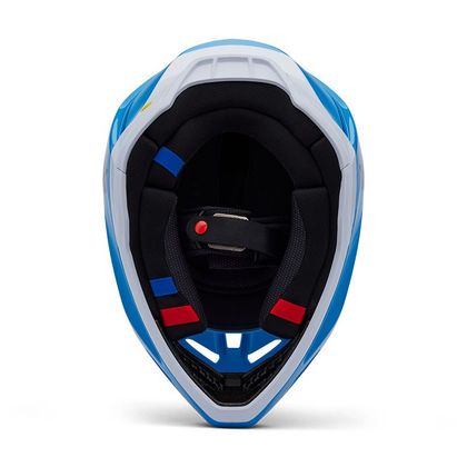 Casque cross Fox V3 DIVIDER 2025 - Bleu