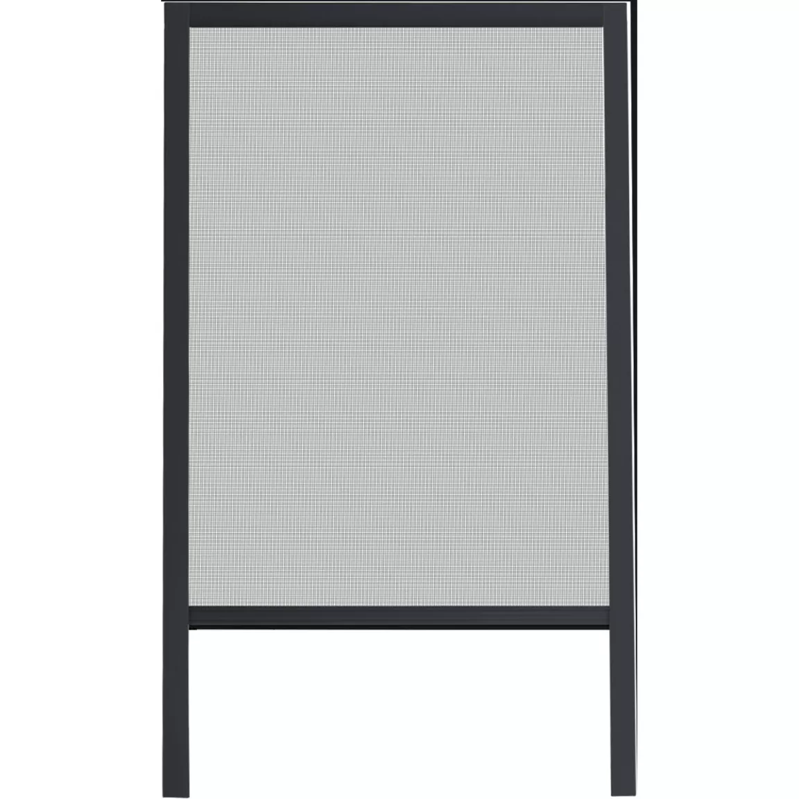 Moustiquaire fenêtre enroulable à châssis recoupable (130 x 160 cm) Moustyk Gris