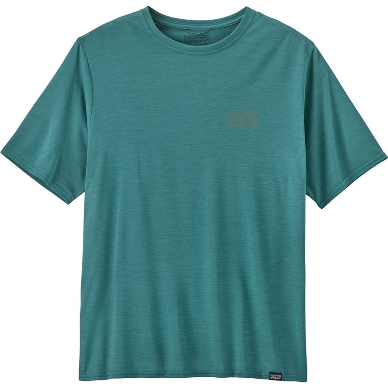 Patagonia M's Cap Cool Daily Graphic Shirt Strataspire: Wetland Blue X-Dye