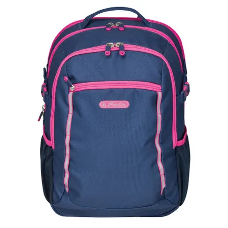 Herlitz Grundschulrucksack Ultimate leer navy/pink