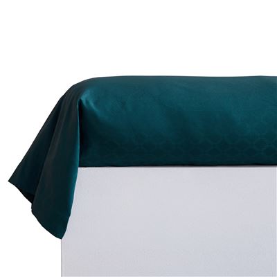Linge de lit satin de coton motif géométrique