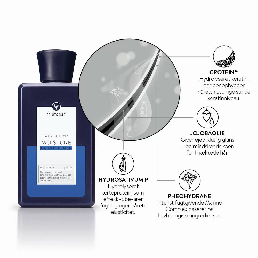 HH Simonsen Moisture Conditioner - 250 ml.