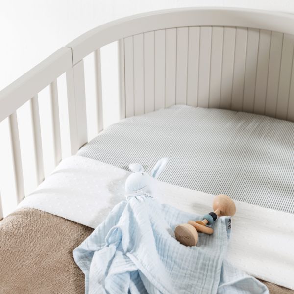 Kidsmill Sense Babykamer | Ledikant 60 x 120 cm   Commode - Oatmeal