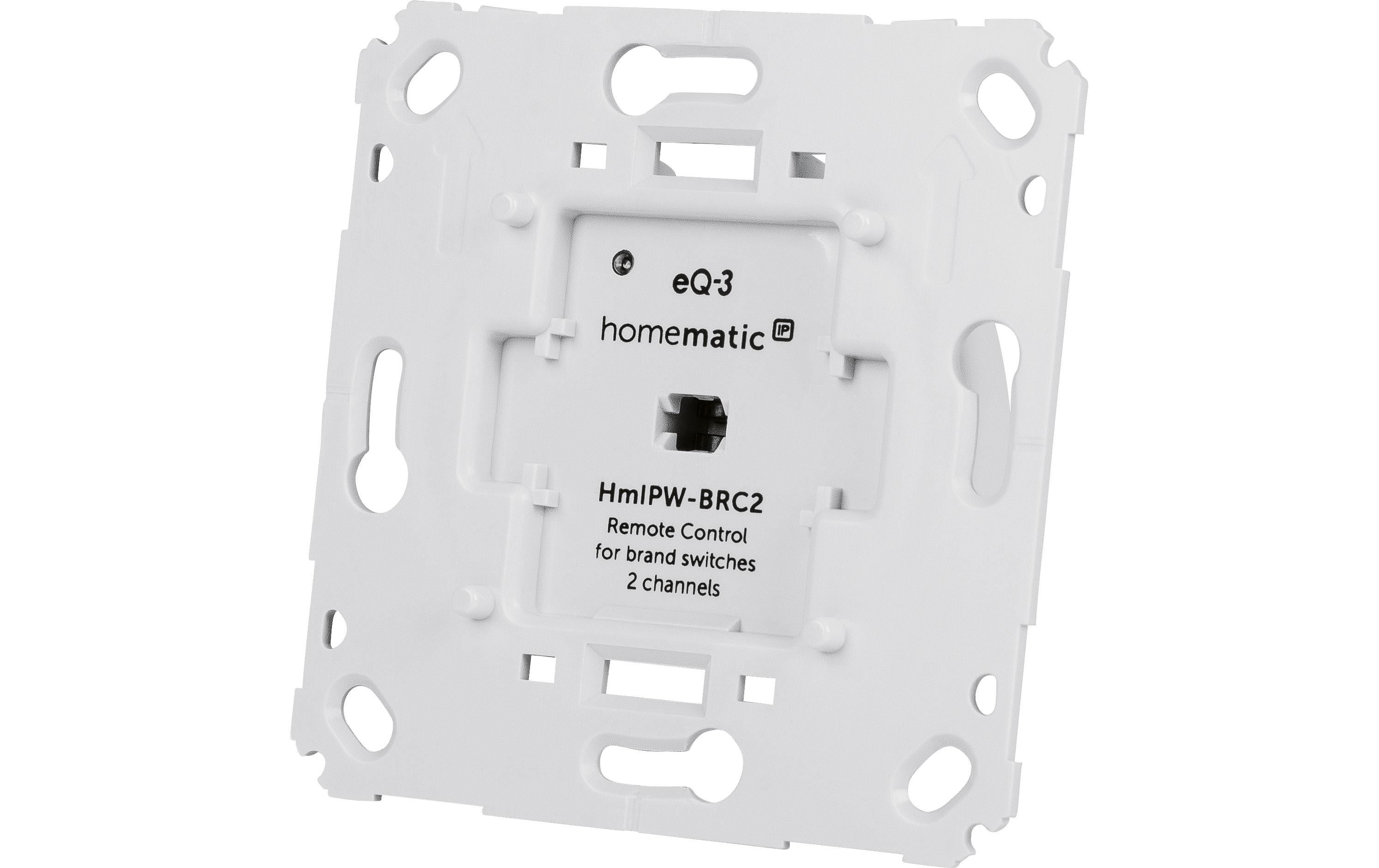 Smart Home Wired Wandtaster für Markenschalter 2-fachWandtaster für die Unterputzmontage im Smart Home – HmIPW-BRC2