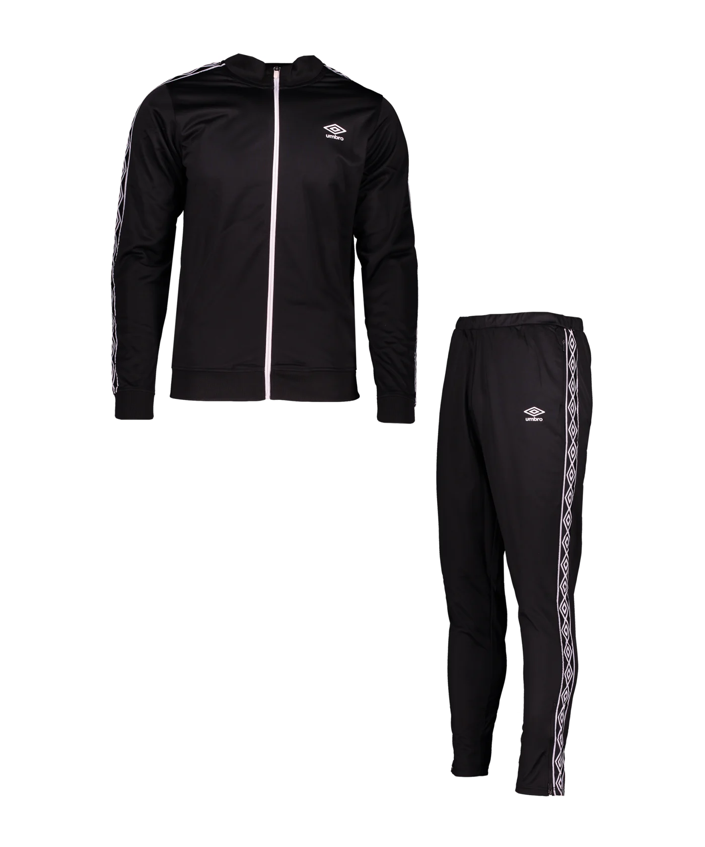 Umbro Active Style Taped Tricot Trainingsanzug Schwarz F090