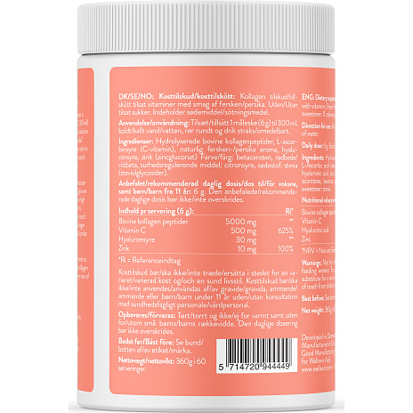 Collagen m. ferskensmag