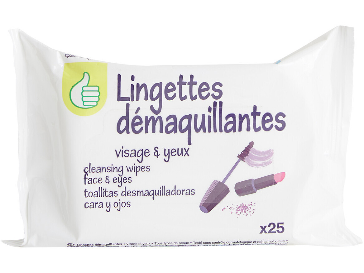 TOALHITAS DESMAQUILHANTES POLEGAR ROSTO E OLHOS 25UN