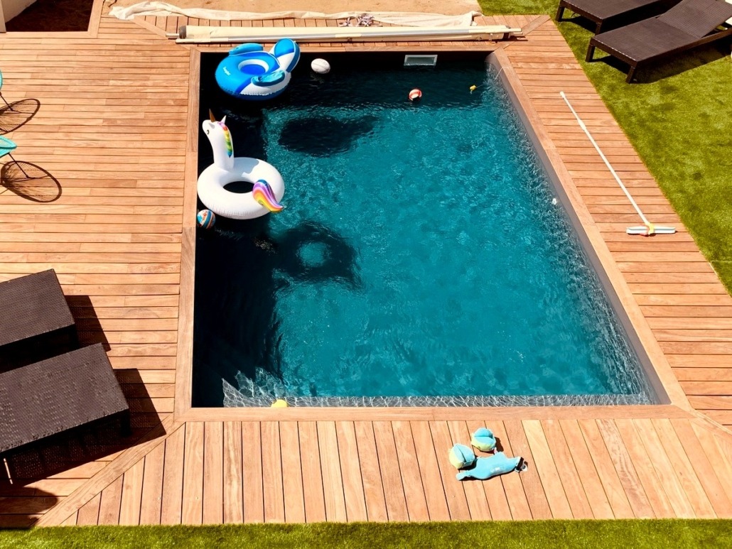 Lame de terrasse cumaru 21*145*2450mm gamme biscarrosse