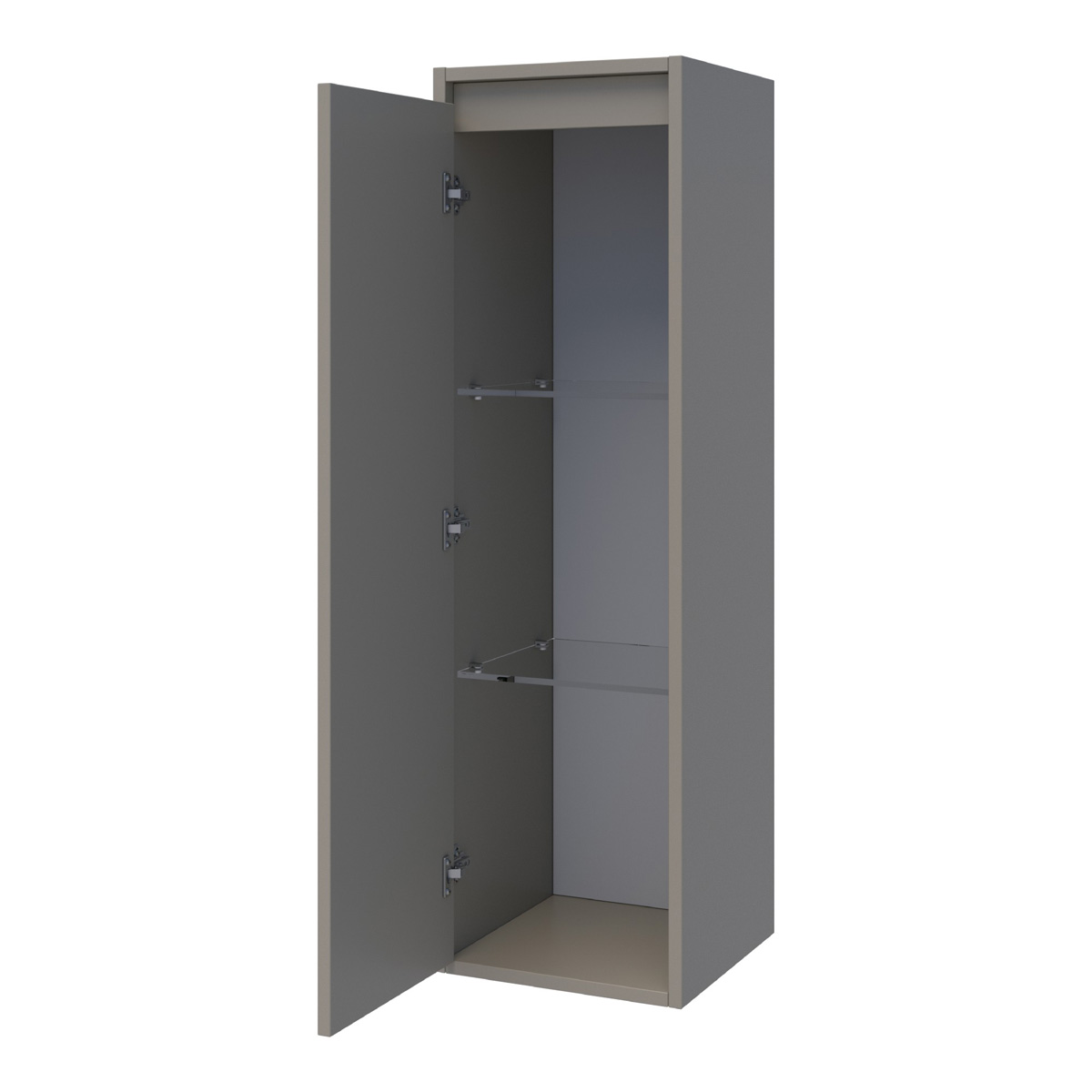 Brauer Adore kolomkast 120cm linksdraaiend taupe mat