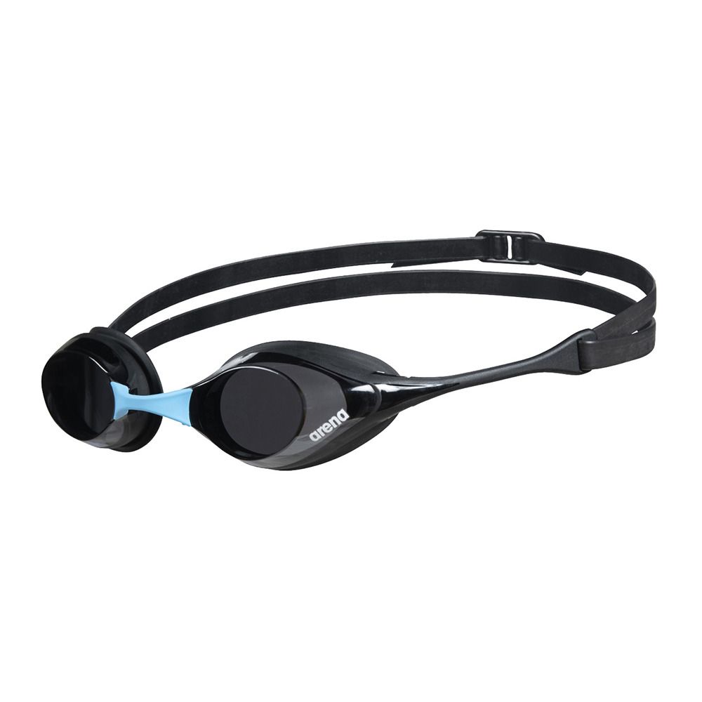 Arena COBRA SWIPE MIRROR - Lunettes de natation dark smoke black/blue