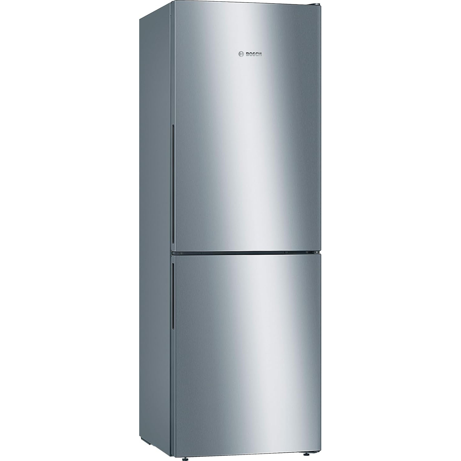 Bosch KGE36AICA Serie 6 Kühl-Gefrier-Kombination, 186 x 60 cm, 214 L Kühlen + 88 L Gefrieren, VitaFresh längere Frische, LowFrost seltener abtauen, LED-Beleuchtung gleichmäßige Ausleuchtung [Energieklasse C]