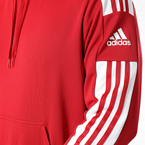 Sweat Capuche A Bandes SQ21 GP6435 Rouge