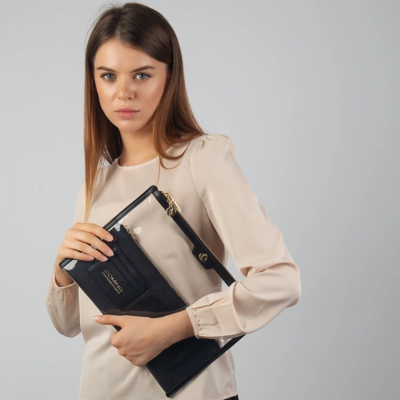 Coming Copenhagen Lucy Clear Organizer Pouch - Onyx Black/Transparent