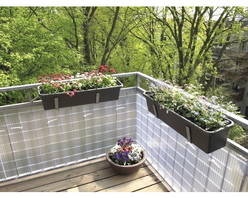 videx Sunline PVC privacyschermmat, 300 x 90 cm, transparant