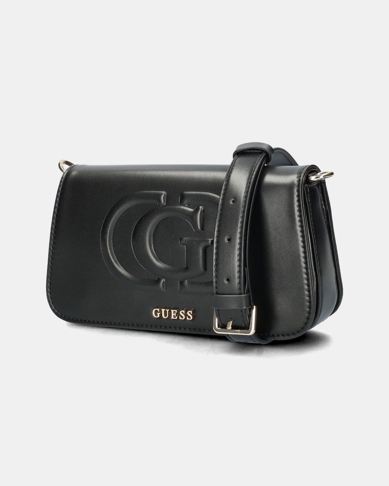 Guess Eco Mietta Flap Schoudertas  - zwart
