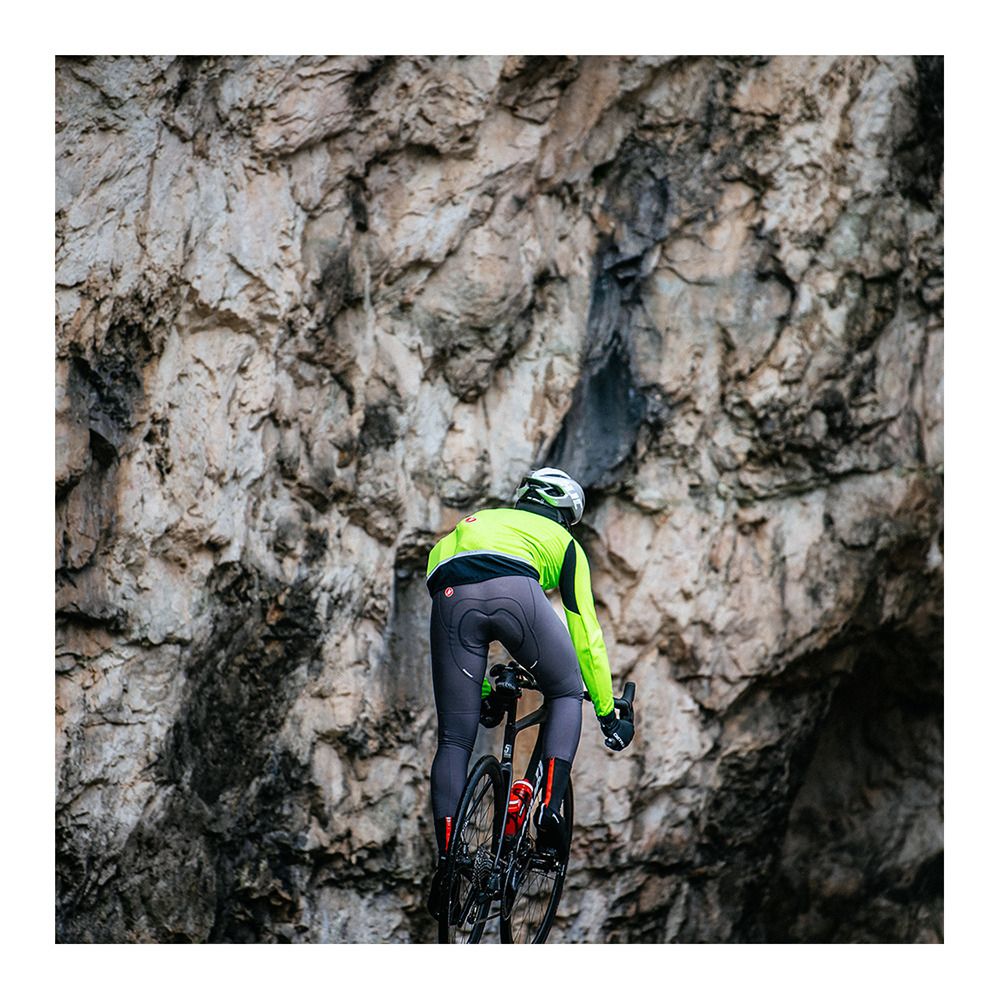 Castelli PERFETTO - Veste Homme electric lime/dark gray