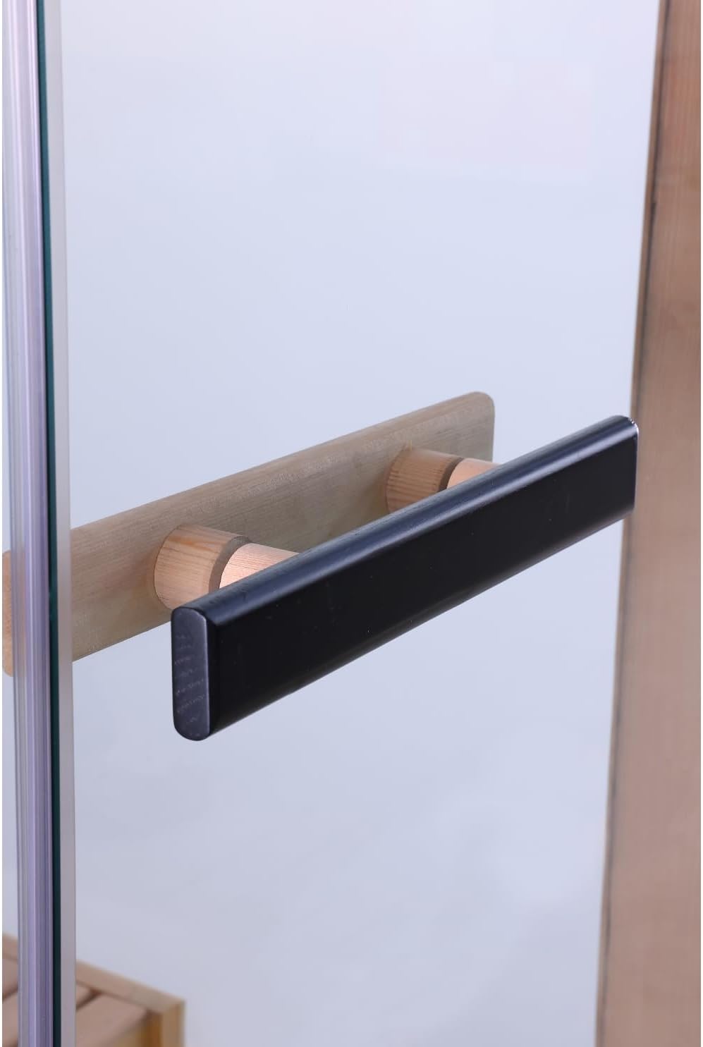 SANOTECHNIK Infrarotkabine PANORAMA BLACK – Infrarotsauna 2 Personen 130×120×200cm, Harvia 3,5kW Ofen, LED-Farblicht, ESG-Glas – Art.Nr.: J61130