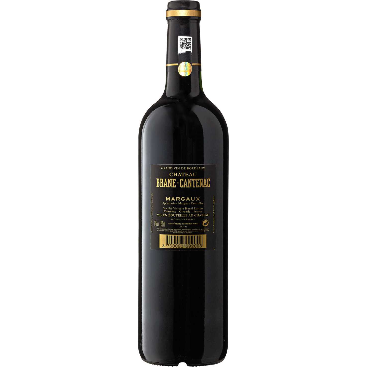 Château Brane-Cantenac Margaux AC 2ème Cru Classé -75cl