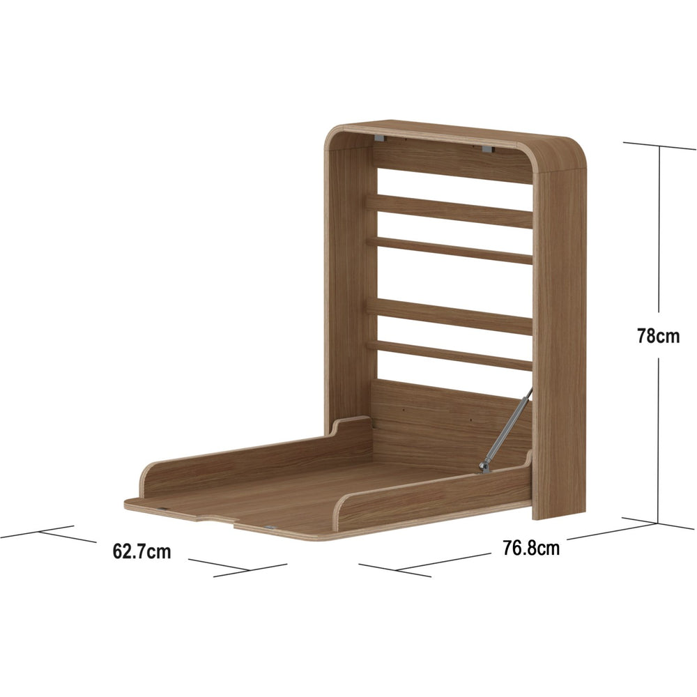 Køb FLEXA Oak Væghængt Puslebord