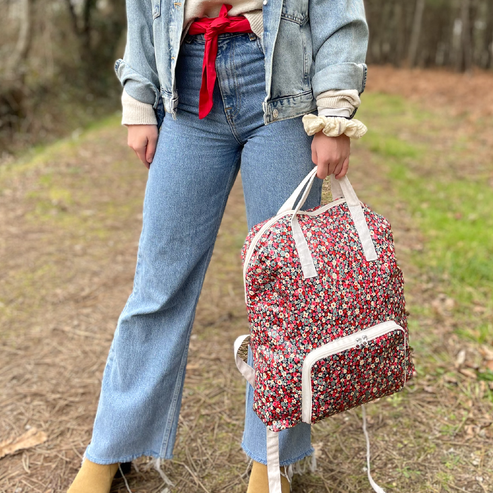 Sac À Dos Pliable Gaby Tapis Rouge