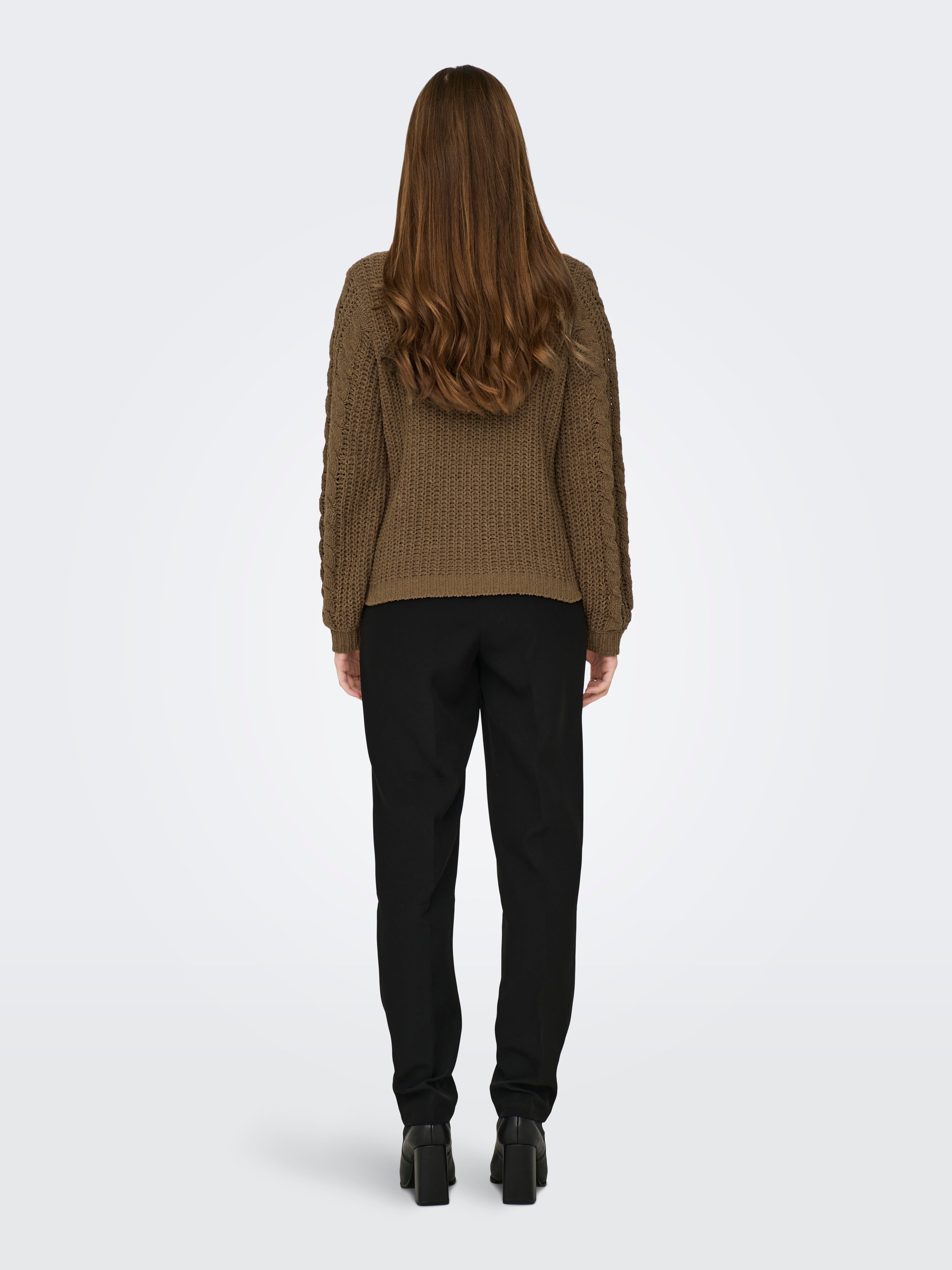JDYJOSIA Strickpullover Fondue Fudge