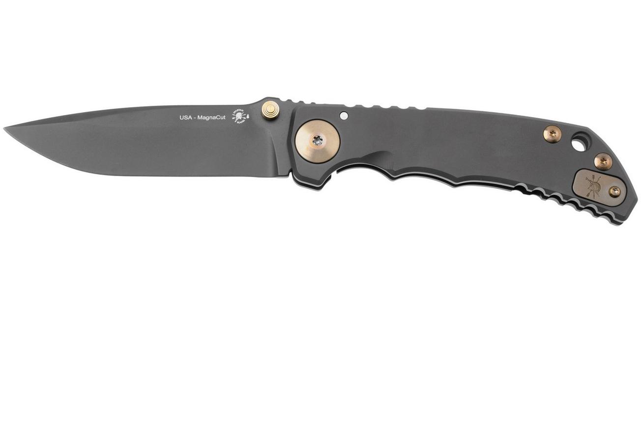 Spartan Blades Harsey Folder, Black PVD, Bronze hardware SF5BK-BRHW zakmes