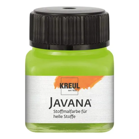Javana Stoffmalfarbe für helle Stoffe, 20 ml Glas in maigrün