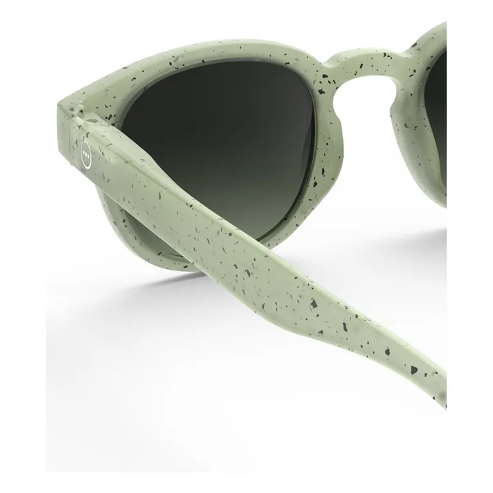 IZIPIZI Lunettes de Soleil #C Effet Moucheté Junior | Vert d'eau