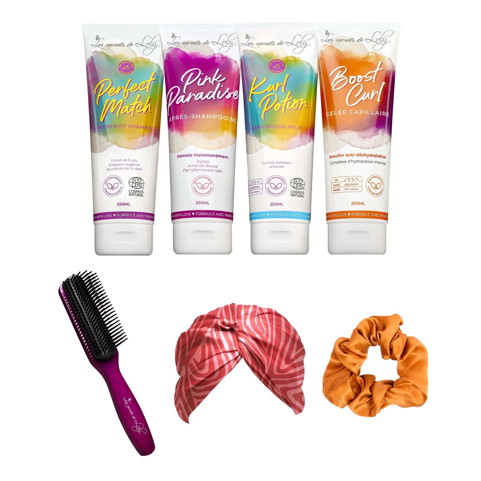 Rituel Cheveux Frisés - 4 étapes et 3 accessoires pour sublimer vos ch