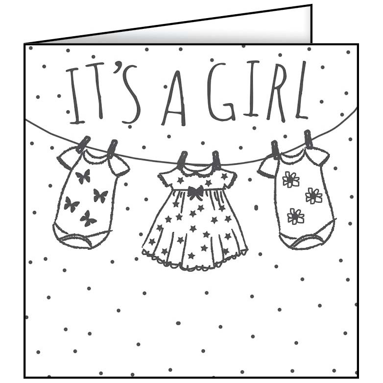 MapPublishing kaartserie Hammond Gower It is a Girl wit - shop nu - Prénatal