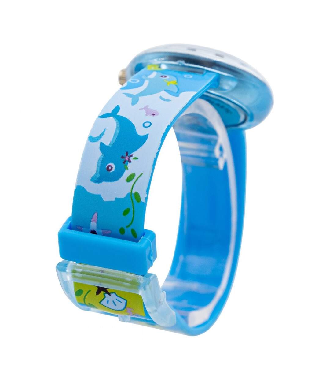 Montre Enfant Silicone Bleu Dauphin CHTIME