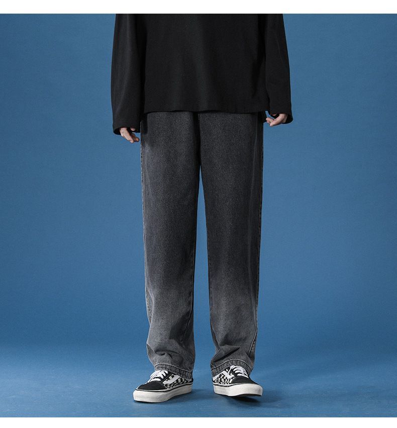 POSI - Rechte jeans met kleurverloop