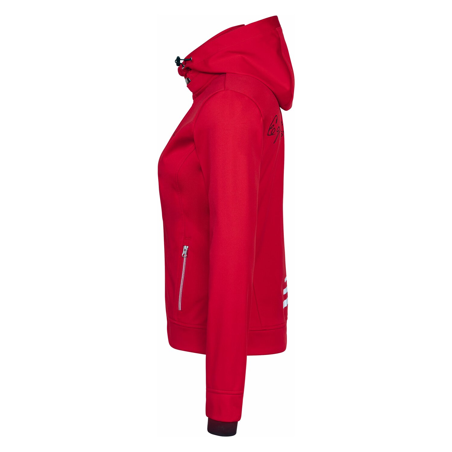 black forest Softshelljacke mit Print - wine red