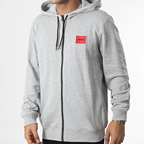 Sweat Zippé Capuche 50447972 Gris Chiné