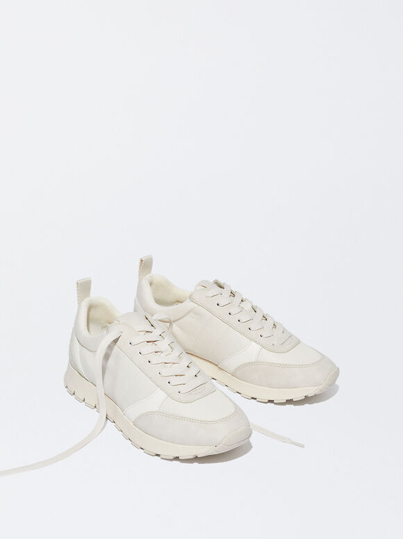 Tênis Esportivo Combinado - Branco