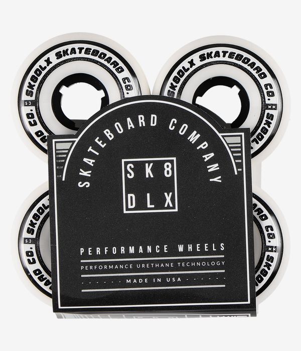 skatedeluxe Conical Rollen (white) 53mm 100A 4er Pack