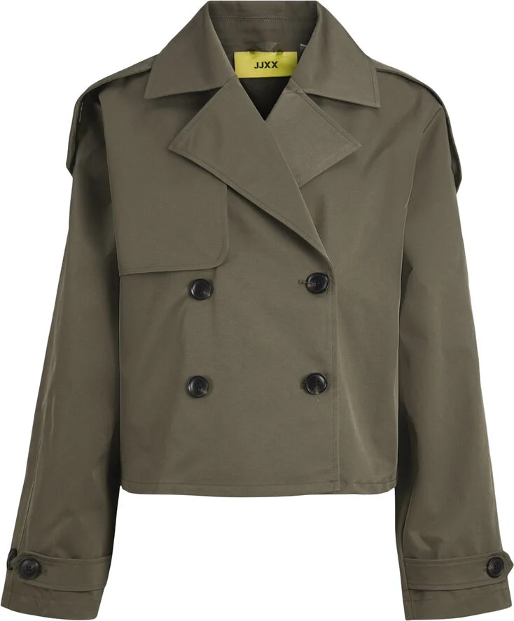 JJXX JXCARLIE SHORT TRENCHCOAT OTW SN Dusty olive